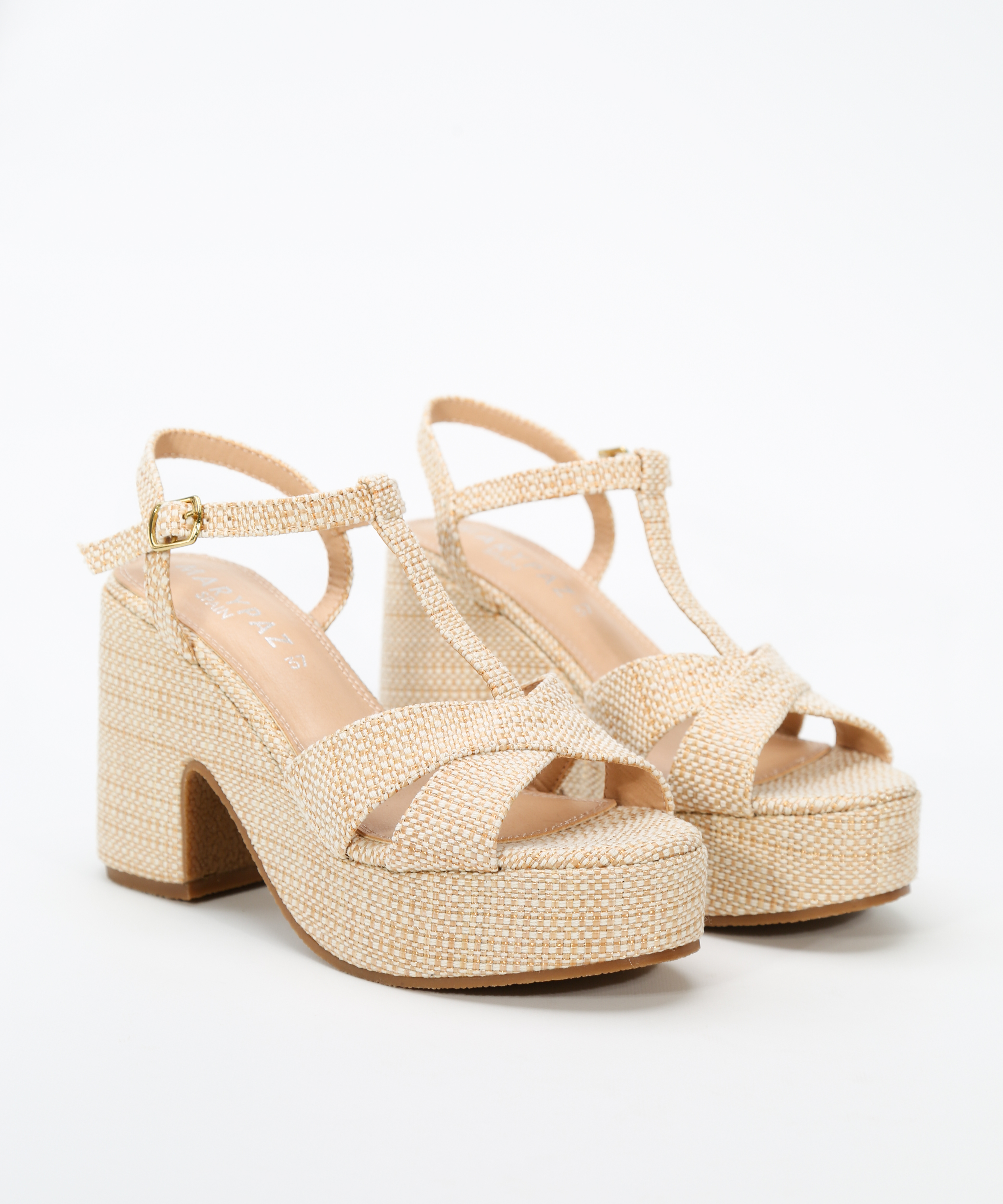 Sandalias plataforma tira en T image number null